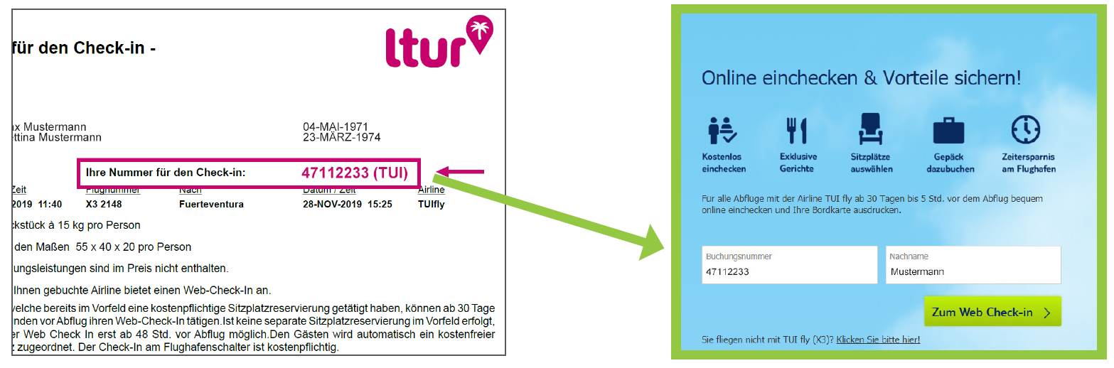 tui cruises online check in